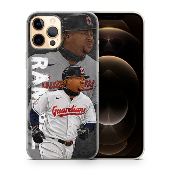 MLB Jose Ramirez case for iPhone 13 Pro Max, iPhone 12 Pro, iphone 13,  iphone 11 Plus, iPhone X/XS, iPhone XR, Cleveland Indians Guardians