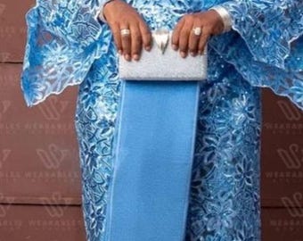 African Print Dress: Handmade Women&#39;s Kimono Jacket Outfit with Headband