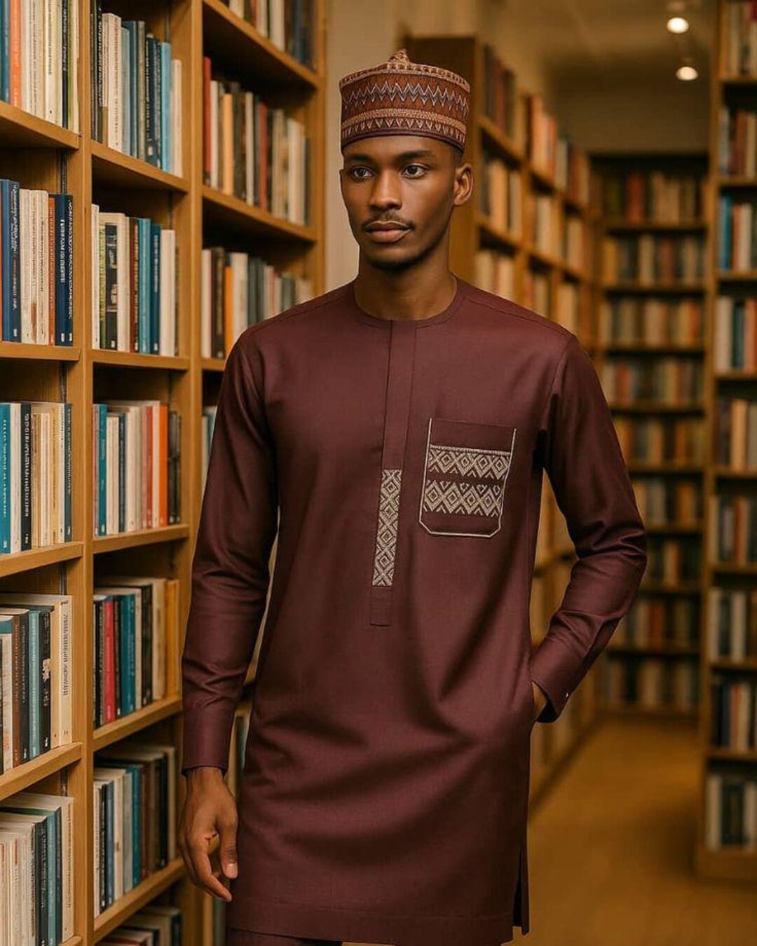Matching Wedding Outfits Traditional Aso Oke Ofi Wears White and Gold ...