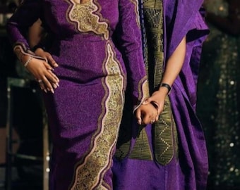 Abiti coordinati Dashiki africani fatti a mano: set Ankara per matrimoni