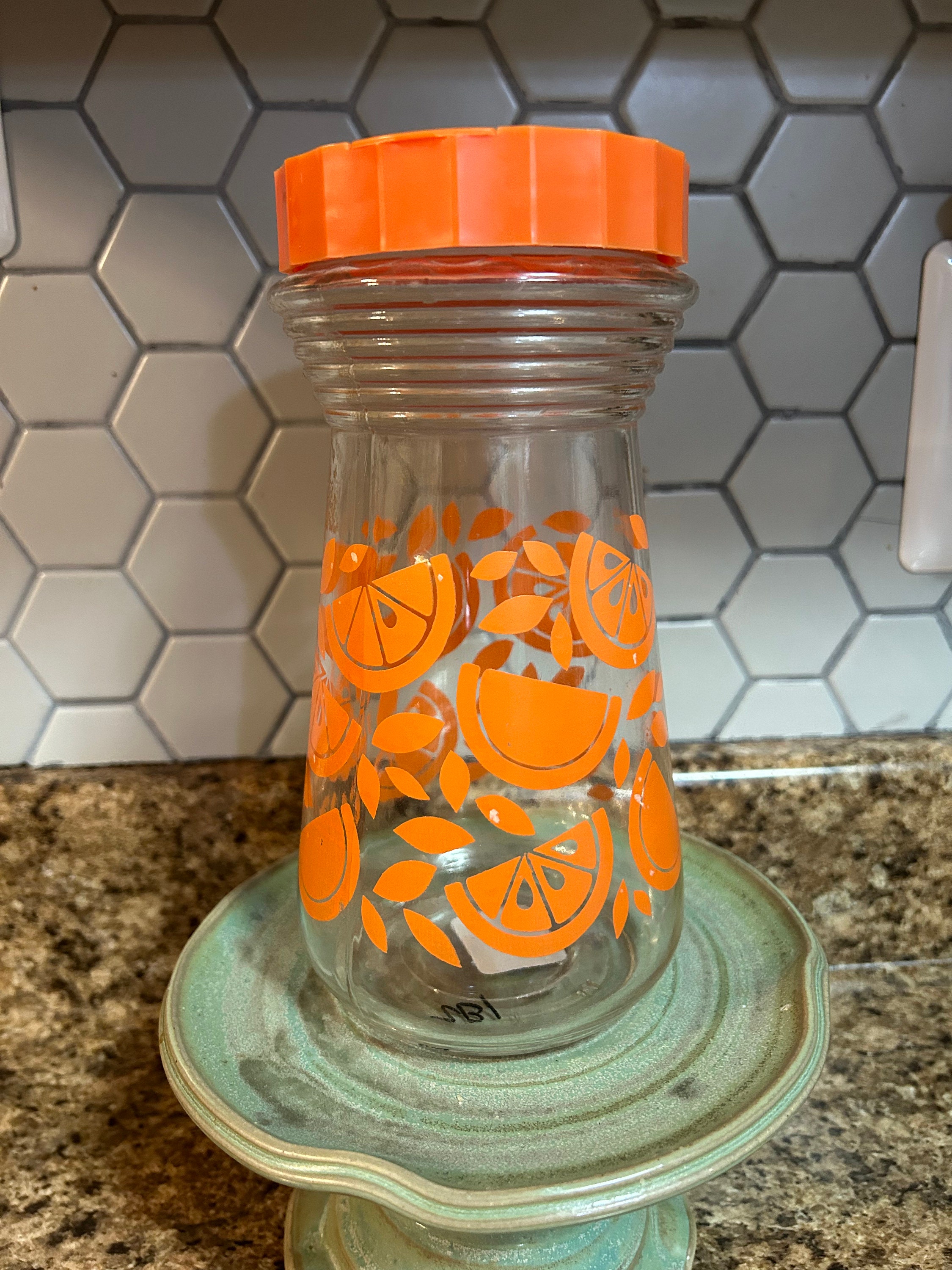 Vintage Anchor Hocking Orange Juice Carafe Pitcher – just dandies