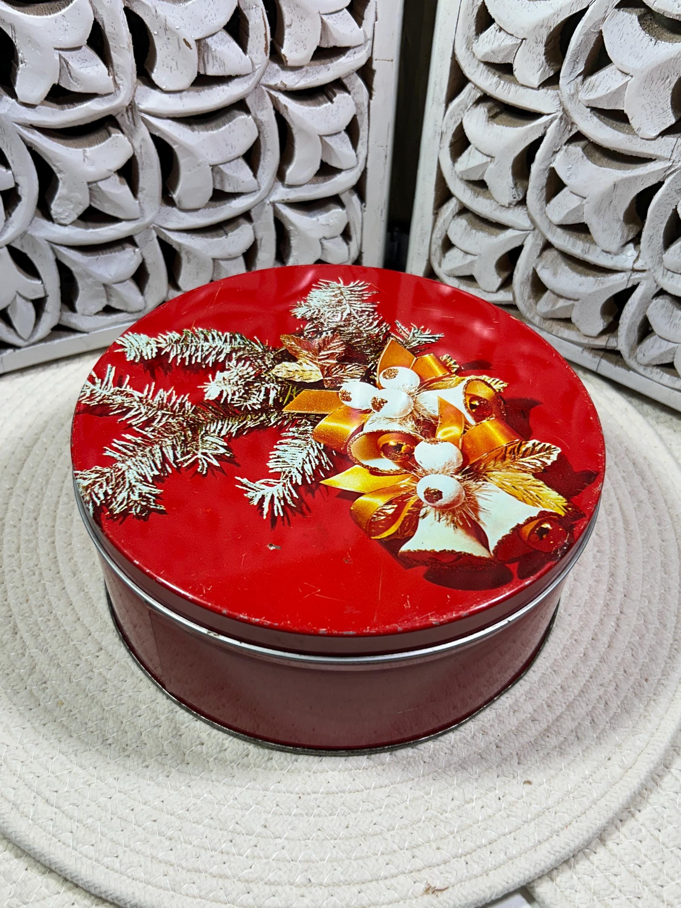 Boîte à Gâteau De Noël Motif étoiles Dorées - Dimensions 12,7 X 26 X 26 Cm, Facile à Monter, Protège Et Met En Valeur - 7