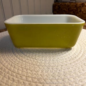 Prato Frigorífico Vintage Pyrex Verde 502