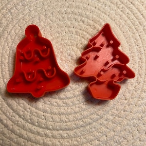 Vintage Christmas Cookie Cutters - Set of 2