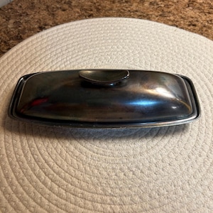 Vintage Gorham YC 775 Silver-plated Butter Dish