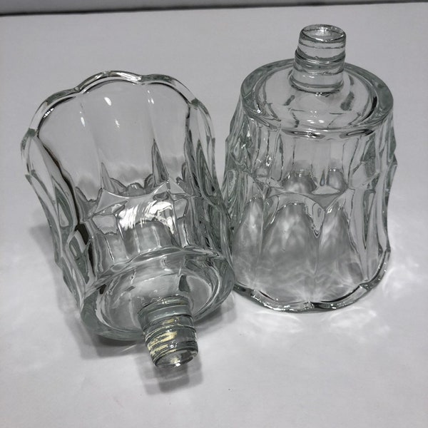 Clear Glass Peg Style Votive Candle Holders