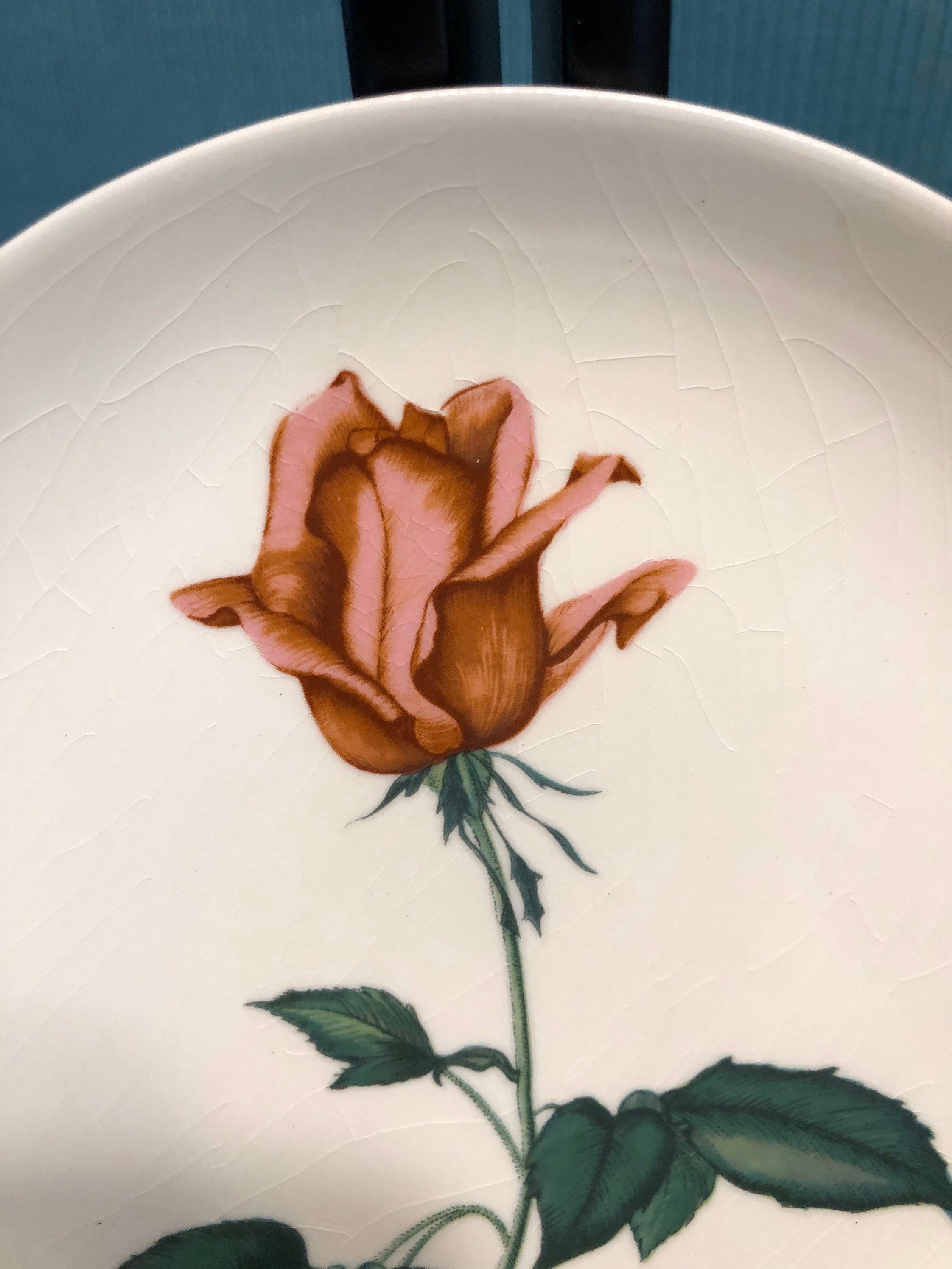 Vintage Harmony House China Betsy Rose pattern Luncheon Etsy