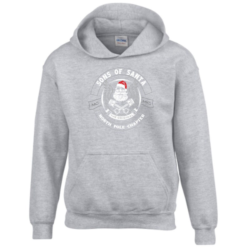Sons of Santa Hoodies North Pole Chapter Father Son Dad Santa Father Birthday Funny Joke Christmas Jumper Xmas Gift Men Sweatshirt Top S-2XL