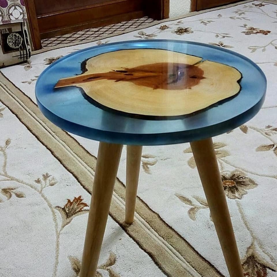 Epoxy Coffee Table Epoxy Resin Natural Tree Table Side Table