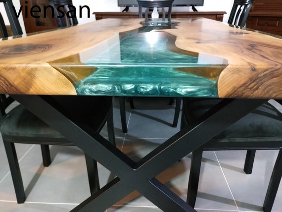 Glass cheap epoxy table