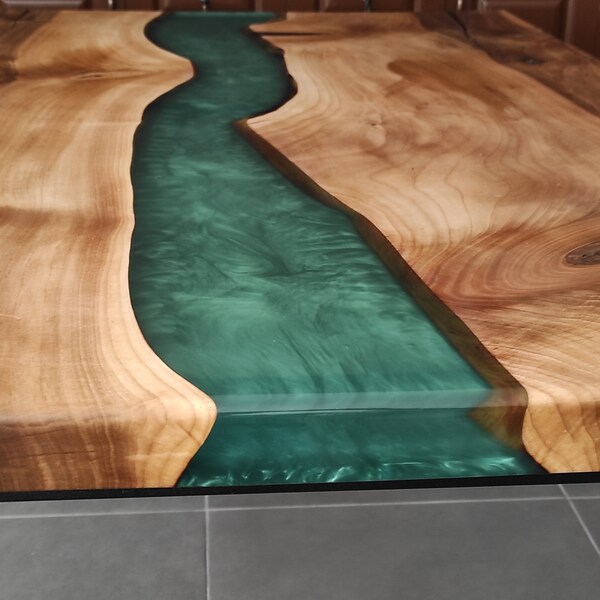 Epoxy table, decor, river table, office desk, live edge table, walnut wood, river table, epoxidharz tisch