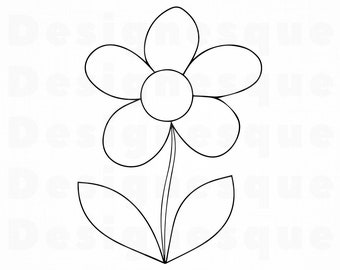 Download Flower silhouette | Etsy