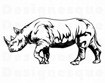 Download Rhino Svg Etsy
