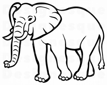 Free Free 332 Elephant Outline Svg Free SVG PNG EPS DXF File