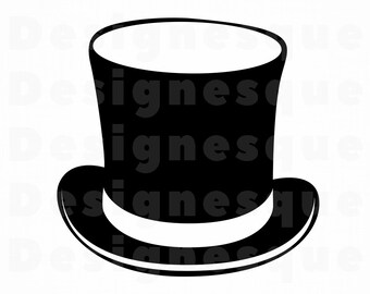 Download Top Hat Svg Etsy
