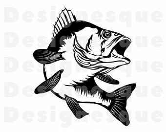 Download Perch Fishing Svg Etsy
