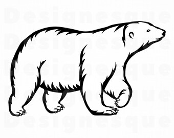 Download Polar Bear Svg Etsy