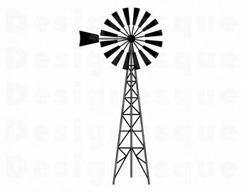 Windmill Svg Etsy