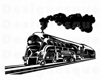 Download Train silhouette svg | Etsy