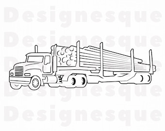Free Free Log Truck Svg 636 SVG PNG EPS DXF File