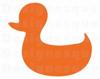 rubber duck silhouette etsy