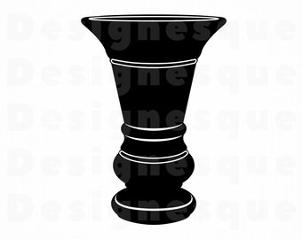 Download Flower vase svg | Etsy
