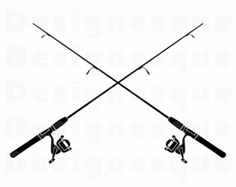 Download Fishing Rod Logo Etsy