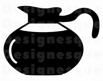 Coffee Pot SVG Clipart Files For Cricut Cut Silhouette Dxf Png Eps Vector Coffee Pot SVG Clipart Files For Cricut Cut Silhouette Dxf Png Eps Vector