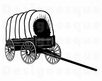 Download Covered Wagon Svg Etsy