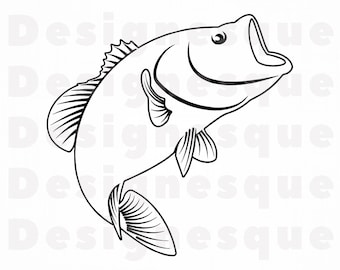 Download Fish Outline Etsy