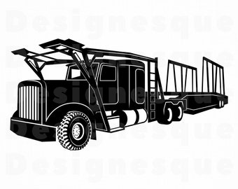 Free Free 336 Truck Pulling Trailer Svg SVG PNG EPS DXF File