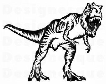 Download T-Rex SVG Trex SVG Dinosaur Svg T-Rex Clipart T-Rex Files | Etsy