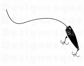 Fishing lure svg | Etsy