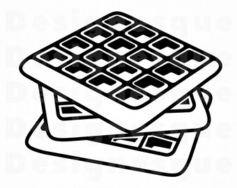Waffles Svg Etsy