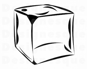 Ice Cube Clipart Etsy