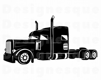 Free Free 198 Simple Semi Truck Svg Free SVG PNG EPS DXF File