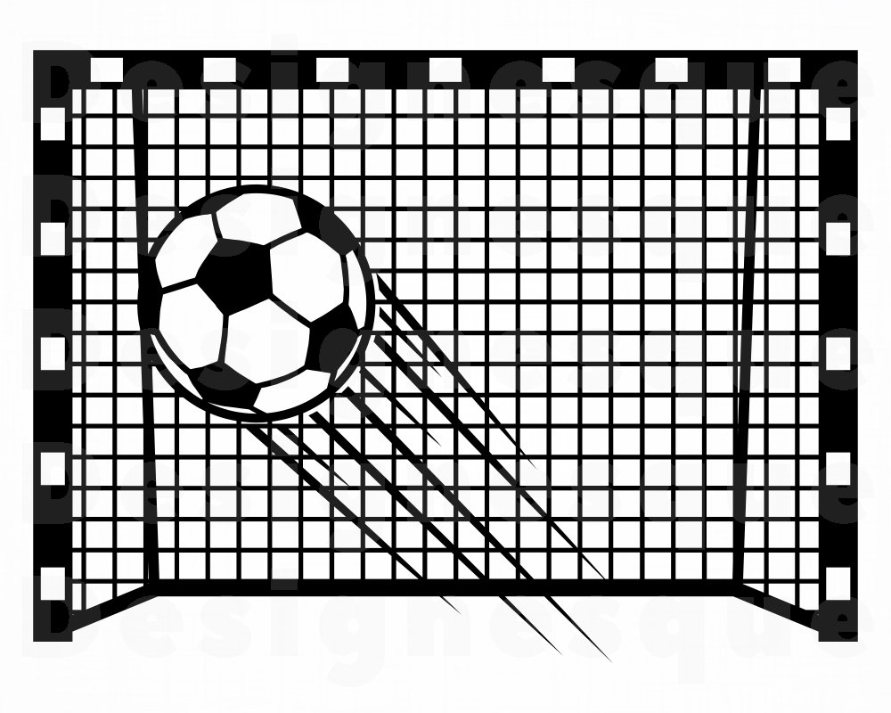 Soccer Goal 3 SVG Goal Post Svg Soccer Svg Soccer Clipart Etsy