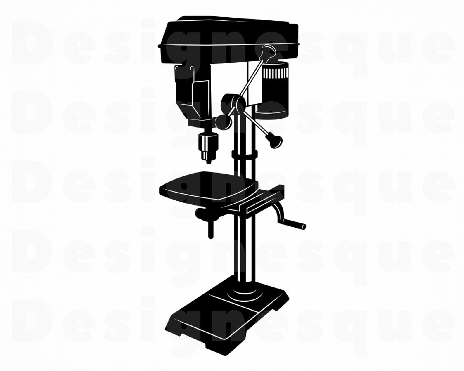 Drill Press SVG Carpenter Svg Woodworking Svg Drill Press Etsy