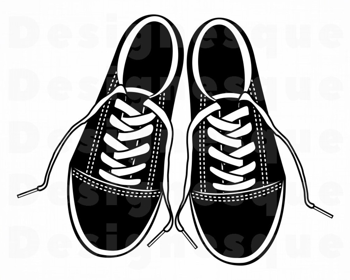 Untied Shoes SVG Untied Sneakers SVG Shoe Laces Svg Shoes Etsy