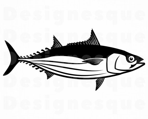 Download Skipjack Tuna SVG Fishing Svg Fish Svg Fishing Clipart | Etsy
