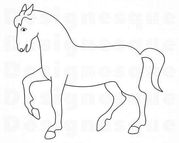 Pferd Clipart Einfach