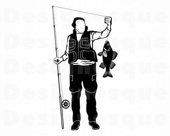 Download Man Fishing 3 Svg Fishing Svg Fishing Clipart Fishing Etsy