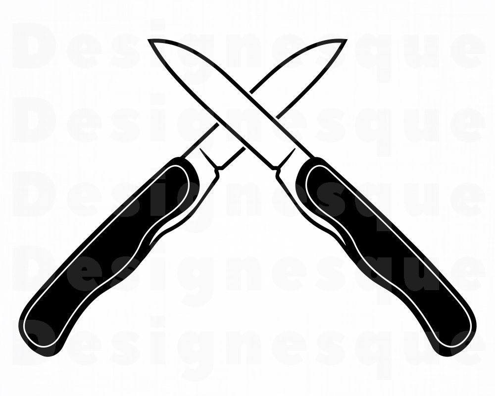 Pocket Knife Logo SVG Pocket Knife Clipart Pocket Knife Etsy