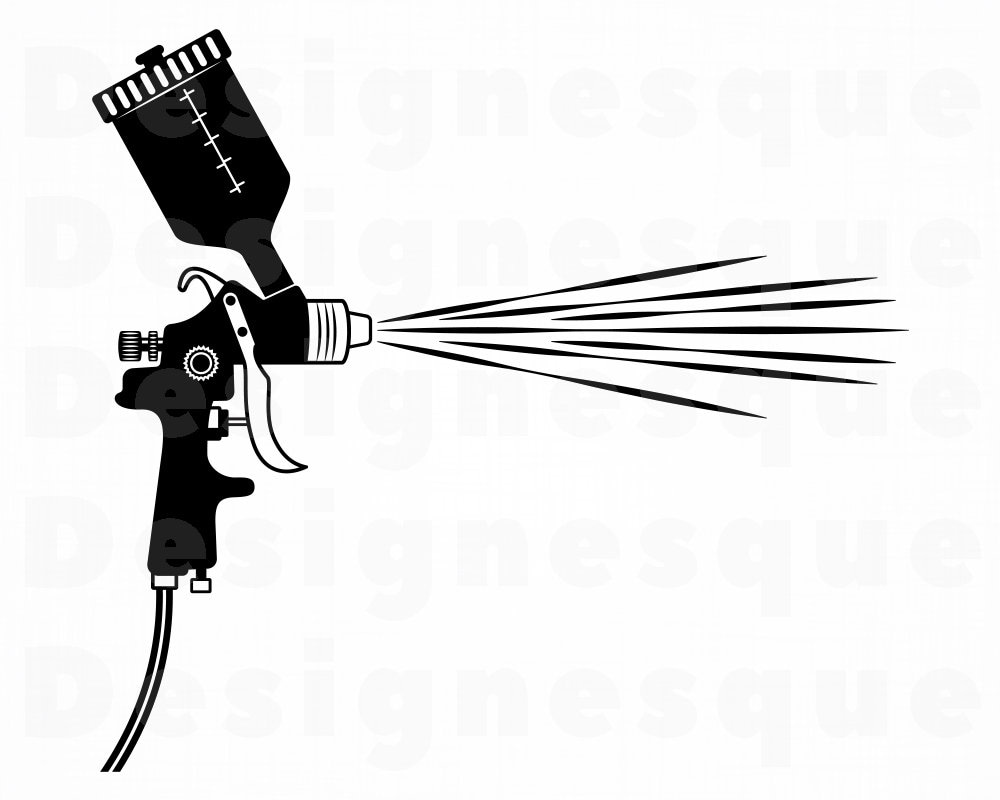 Paint Spray Gun 2 SVG Paint Svg Painting Svg Paint Spray Etsy