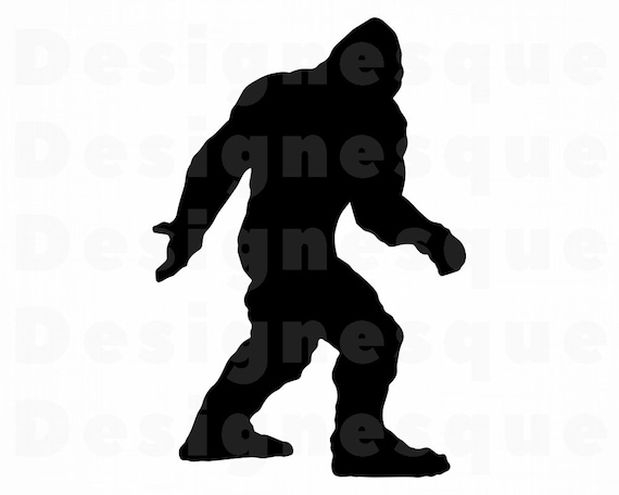 Bigfoot Silhouette SVG Bigfoot SVG Sasquatch SVG Bigfoot | Etsy
