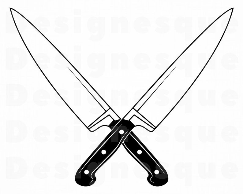 Knife Logo 5 Svg Knife SVG Chef Svg Cook Svg Knife Etsy