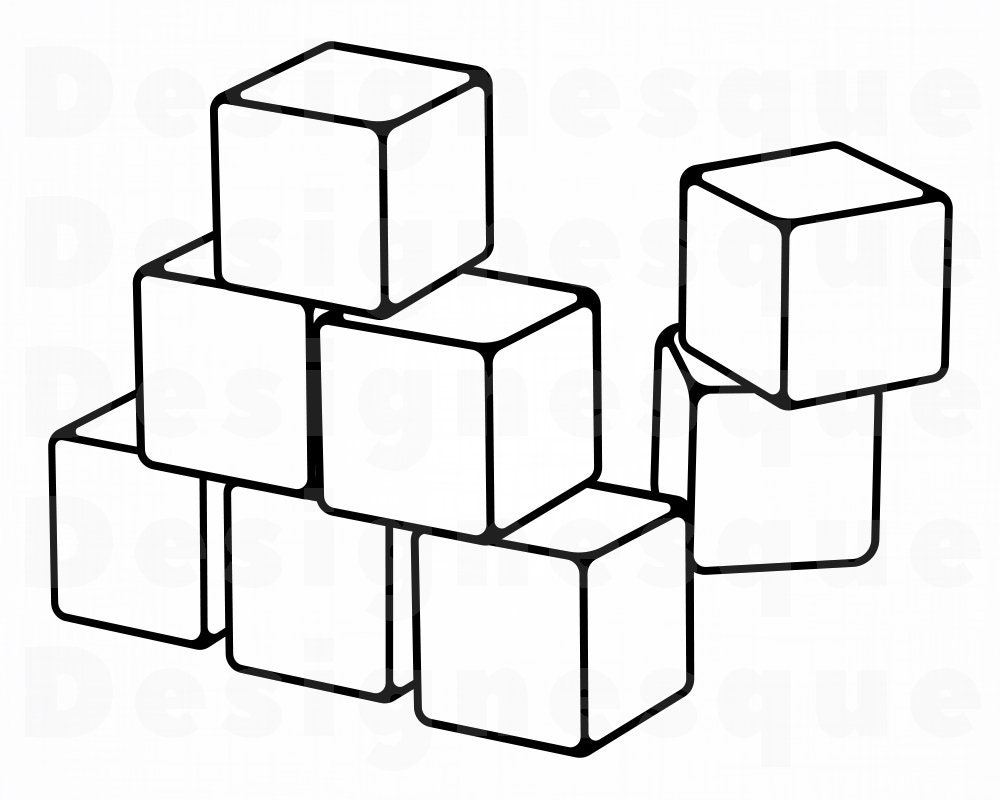 Wooden Building Blocks SVG Building Blocks SVG Building Etsy