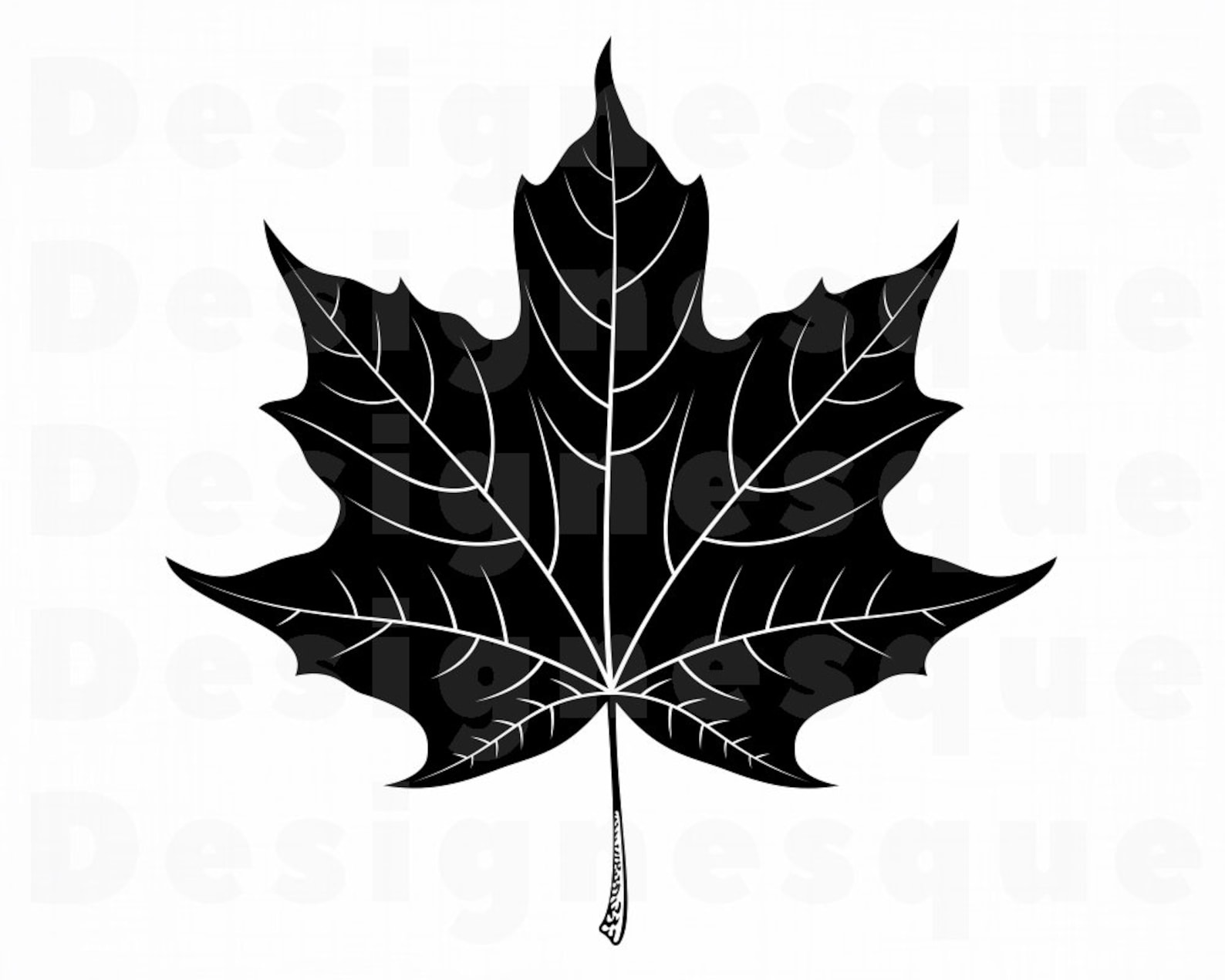 Maple Leaf SVG Leaf Svg Autumn Svg Maple Leaf Clipart | Etsy