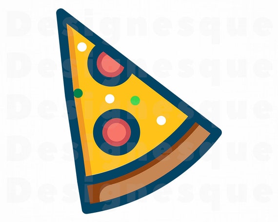 Pizza Vector Clipart Pizza Svg Vector Files Pizza Vinyl Cut File Pizza Image File Pizza Clipart Pizza Scrapbooking Image