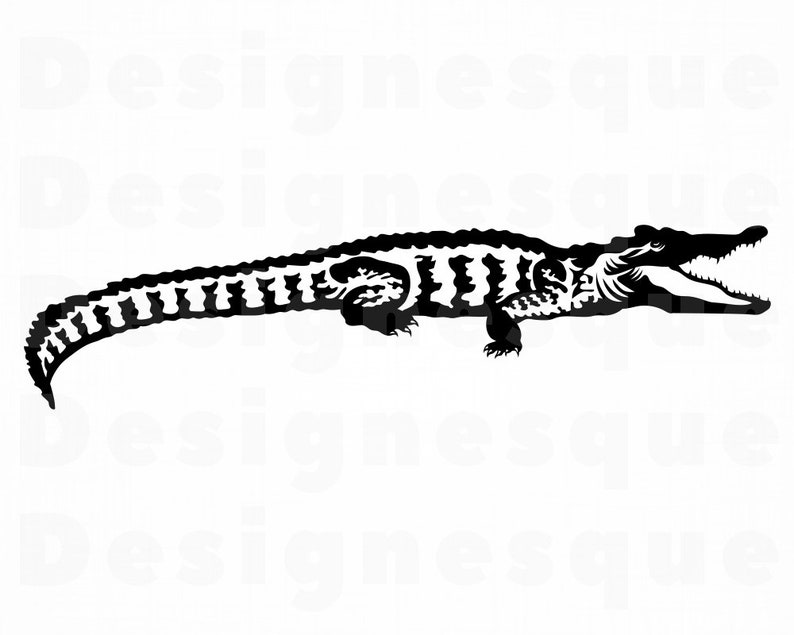 Alligator 3 SVG Alligator SVG Crocodile SVG Alligator | Etsy